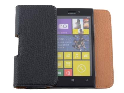 Textured Synthetic Leather Belt Pouch for Nokia Lumia 925
