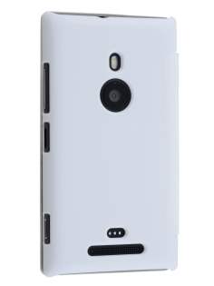 Slim Synthetic Leather Book-Style Flip Cover for Nokia Lumia 925 - Pearl White Leather Wallet Case