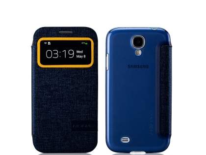 Momax Smart Flip View Case for Samsung Galaxy S4 I9500 - Night Blue Momax Smart Flip View Case for Samsung Galaxy S4 I9500 - Night Blue