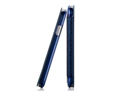 Momax Smart Flip View Case for Samsung Galaxy S4 I9500 - Night Blue