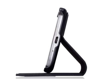 Momax Modern Vintage Stand View Case for Samsung Galaxy S4 I9500 - Night Black