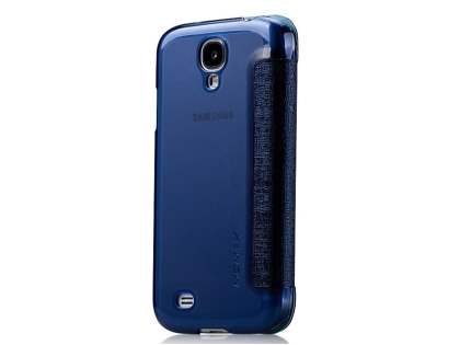 Momax Smart Flip View Case for Samsung Galaxy S4 I9500 - Night Blue