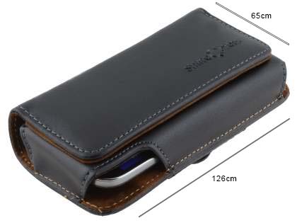 Extra-tough Genuine Leather ShineColours belt pouch - Mobile Only