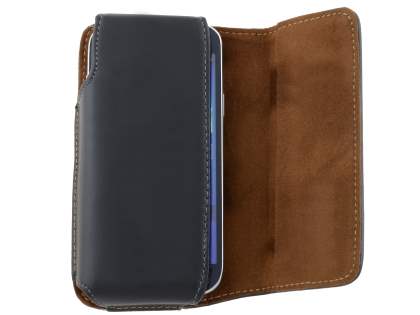 Extra-tough Genuine Leather ShineColours belt pouch - Mobile Only