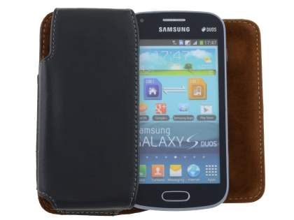 Extra-tough Genuine Leather ShineColours belt pouch for Samsung Galaxy Trend Plus S7583T / S Duos S7562