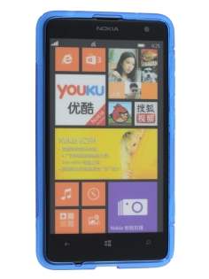 Wave Case for Nokia Lumia 625 - Frosted Blue/Blue