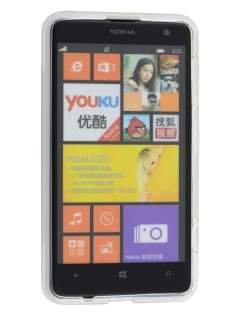 Wave Case for Nokia Lumia 625 - Frosted Clear/Clear