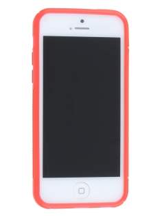Wave Case for iPhone 5c - Frosted Red/Red