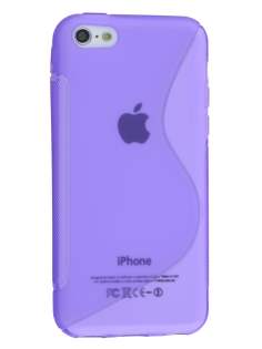 Wave Case for iPhone 5c - Frosted Purple/Purple