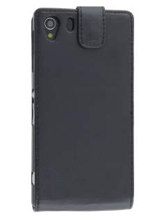 Synthetic Leather Flip Case for Sony Xperia Z1 - Classic Black Synthetic Leather Flip Case for Sony Xperia Z1 - Classic Black