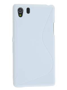 Wave Case for Sony Xperia Z1 - Pearl White Soft Cover