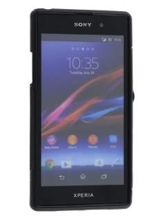 Wave Case for Sony Xperia Z1 - Frosted Black/Black