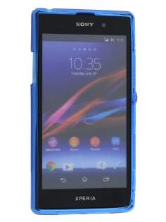 Wave Case for Sony Xperia Z1 - Frosted Blue/Blue