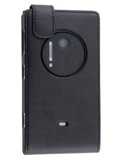 Nokia Lumia 1020 Synthetic Leather Flip Case - Classic Black Nokia Lumia 1020 Synthetic Leather Flip Case - Classic Black