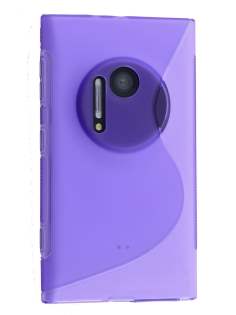 Wave Case for Nokia Lumia 1020 - Frosted Purple/Purple Soft Cover