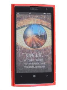 Wave Case for Nokia Lumia 1020 - Frosted Red/Red