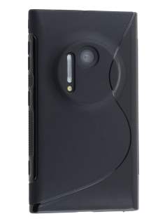 Wave Case for Nokia Lumia 1020 - Frosted Black/Black Soft Cover