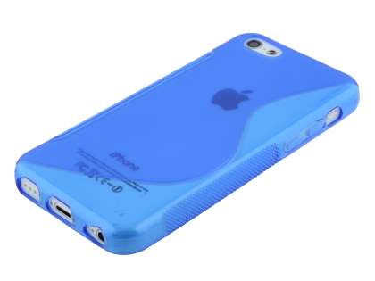 Wave Case for iPhone 5c - Frosted Blue/Blue