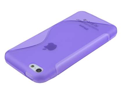 Wave Case for iPhone 5c - Frosted Purple/Purple