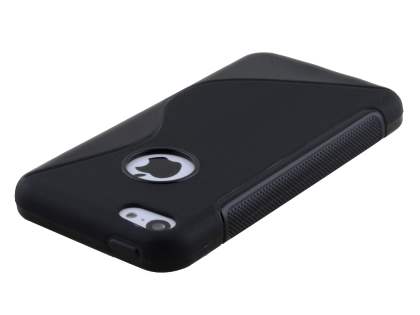 Wave Case for iPhone 5c - Frosted Black/Black