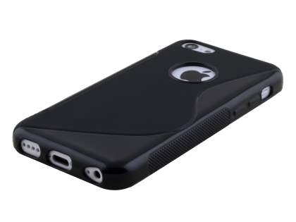 Wave Case for iPhone 5c - Frosted Black/Black