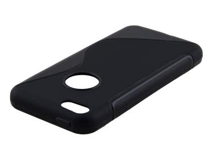 Wave Case for iPhone 5c - Frosted Black/Black