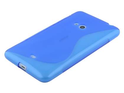 Wave Case for Nokia Lumia 625 - Frosted Blue/Blue