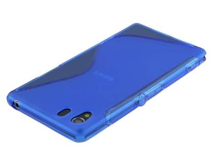 Wave Case for Sony Xperia Z1 - Frosted Blue/Blue