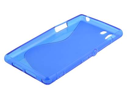 Wave Case for Sony Xperia Z1 - Frosted Blue/Blue