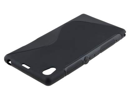 Wave Case for Sony Xperia Z1 - Frosted Black/Black