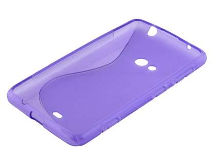 Wave Case for Nokia Lumia 625 - Frosted Purple/Purple