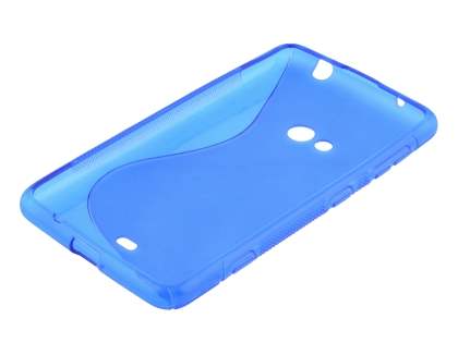 Wave Case for Nokia Lumia 625 - Frosted Blue/Blue