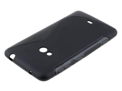 Wave Case for Nokia Lumia 625 - Frosted Black/Black