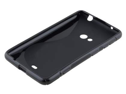 Wave Case for Nokia Lumia 625 - Frosted Black/Black