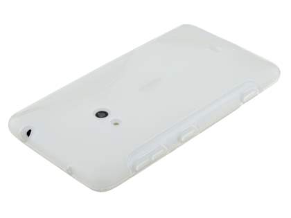 Wave Case for Nokia Lumia 625 - Frosted Clear/Clear