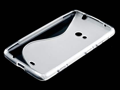 Wave Case for Nokia Lumia 625 - Frosted Clear/Clear