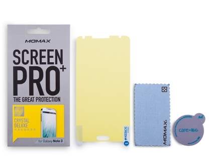 MOMAX Crystal Deluxe HD & AF Screen Protector for Samsung Galaxy Note III