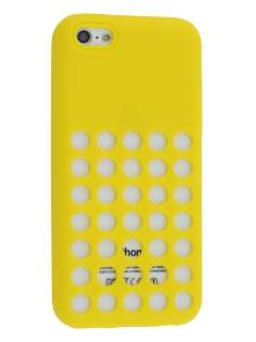 Silicone Rubber Case for iPhone 5c - Canary Yellow Soft Cover