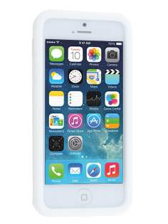 Silicone Rubber Case for iPhone 5c - Pearl White