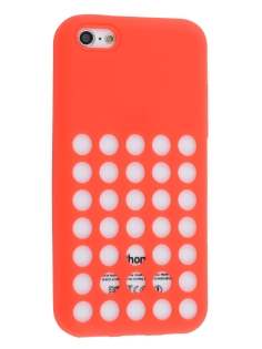 Silicone Rubber Case for iPhone 5c - Red Soft Cover
