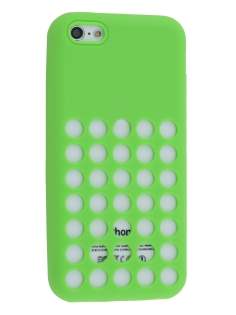 Silicone Rubber Case for iPhone 5c - Green Soft Cover