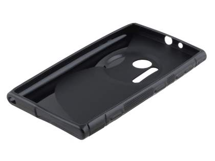 Wave Case for Nokia Lumia 1020 - Frosted Black/Black