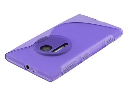 Wave Case for Nokia Lumia 1020 - Frosted Purple/Purple