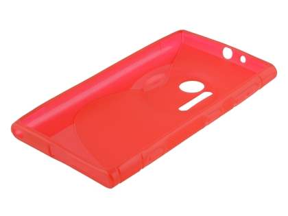 Wave Case for Nokia Lumia 1020 - Frosted Red/Red