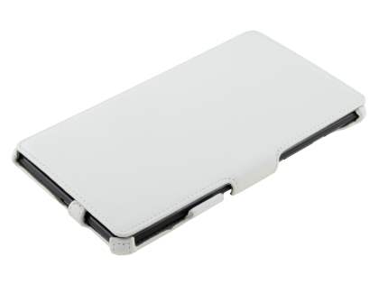 Synthetic Leather Flip Case with Multi-Angle Tilt Stand for Asus Google Nexus 7 2013 - Pearl White