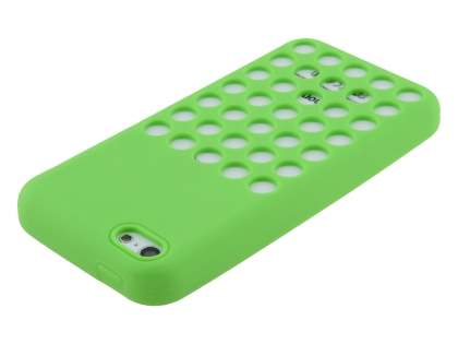 Silicone Rubber Case for iPhone 5c - Green