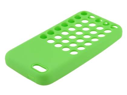 Silicone Rubber Case for iPhone 5c - Green