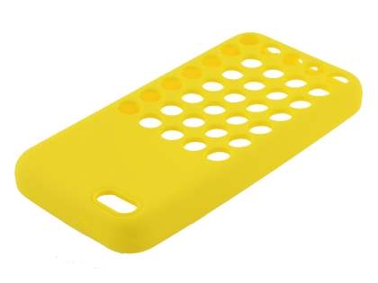 Silicone Rubber Case for iPhone 5c - Canary Yellow