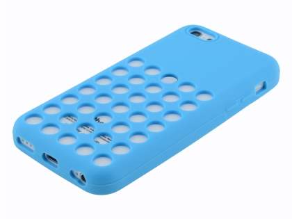 Silicone Rubber Case for iPhone 5c - Sky Blue