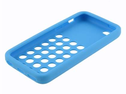 Silicone Rubber Case for iPhone 5c - Sky Blue